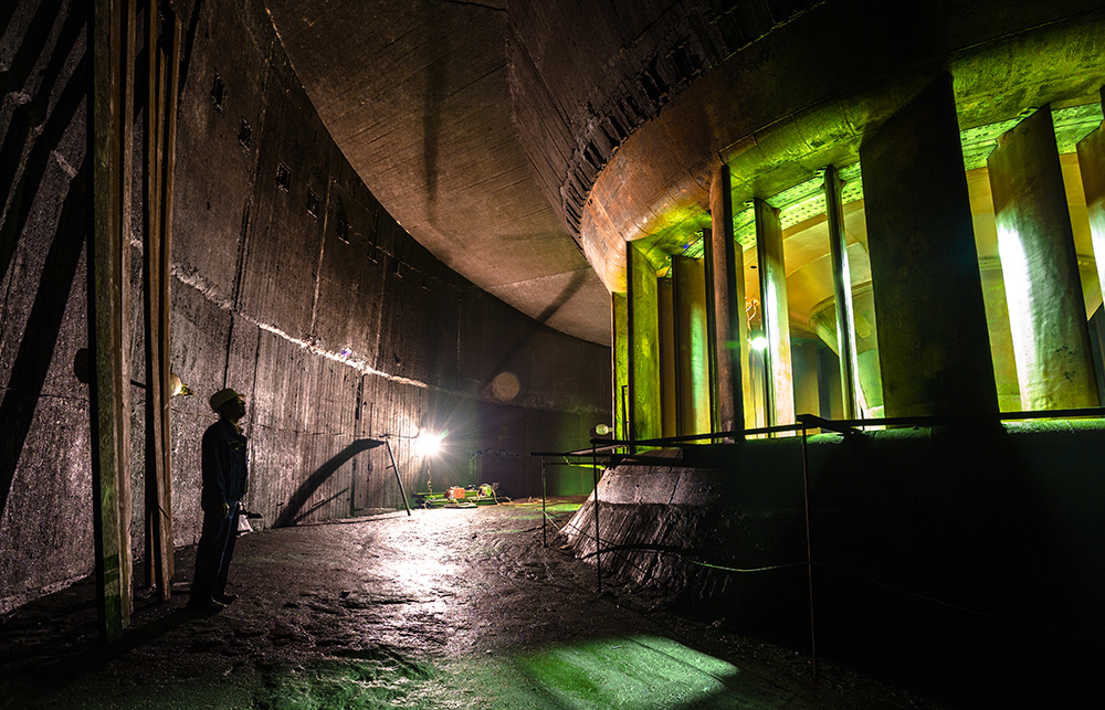 На Новосибирской ГЭС проводится ремонт спиральной камеры 4 гидроагрегата